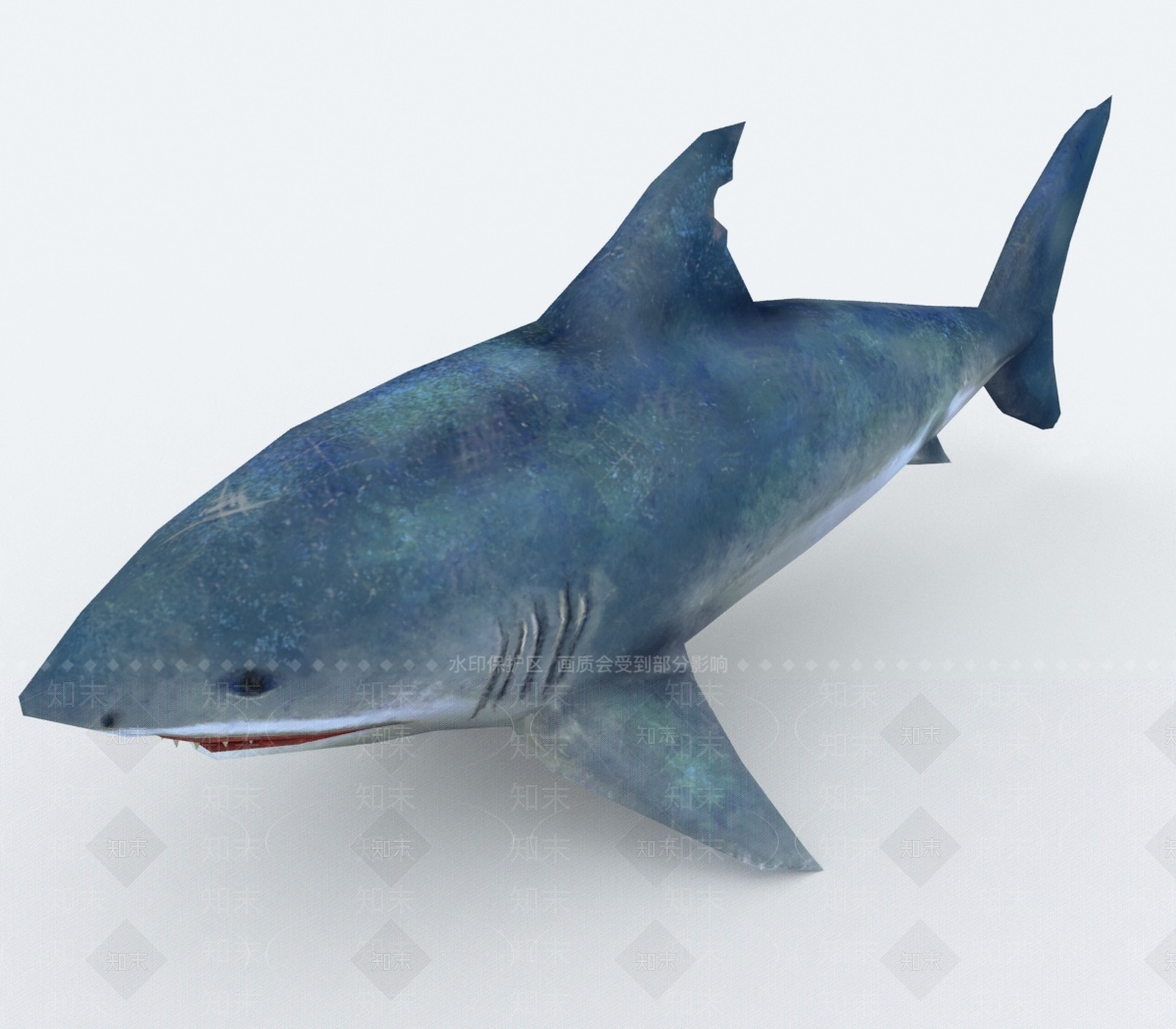 水生类动物3D模型下载【ID:1193336528】