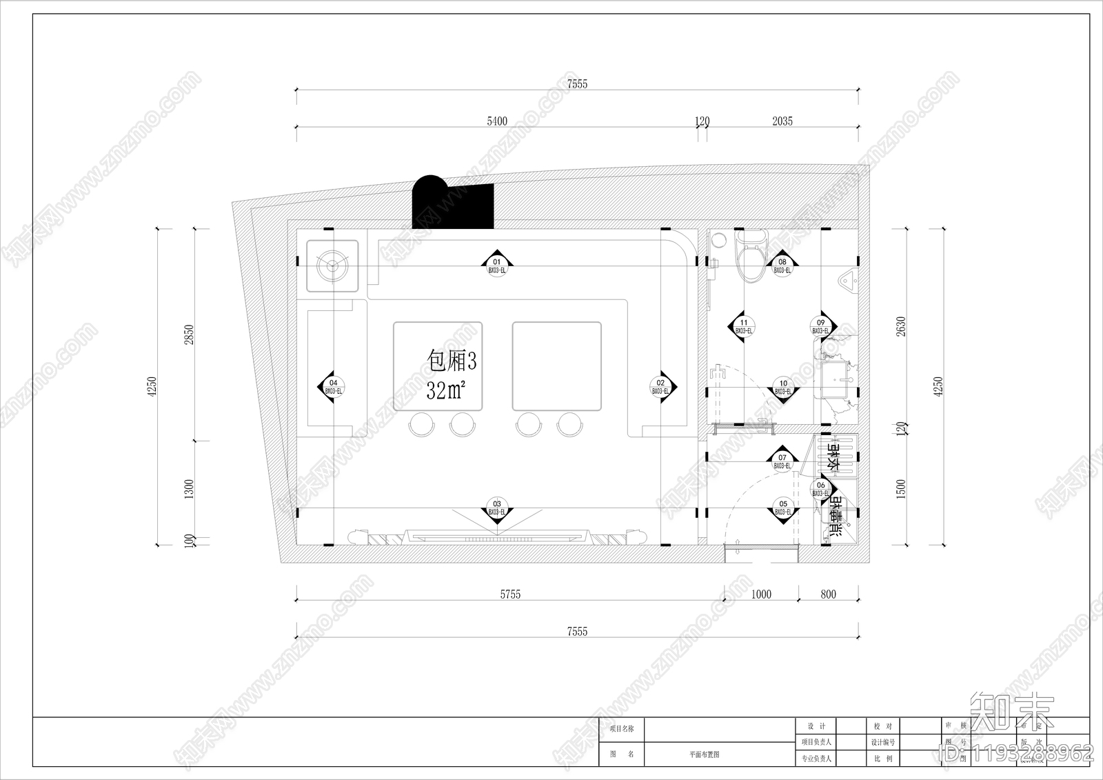 现代KTVcad施工图下载【ID:1193288962】