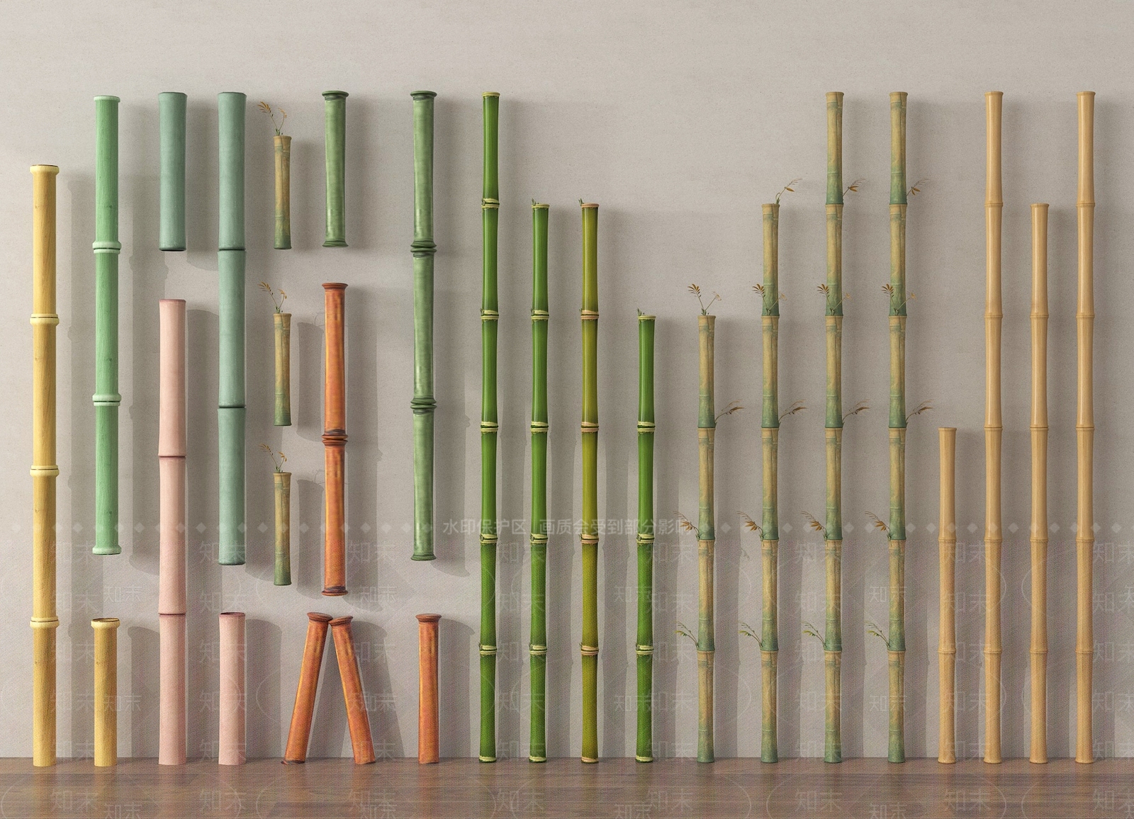竹子SU模型下载【ID:1193293279】