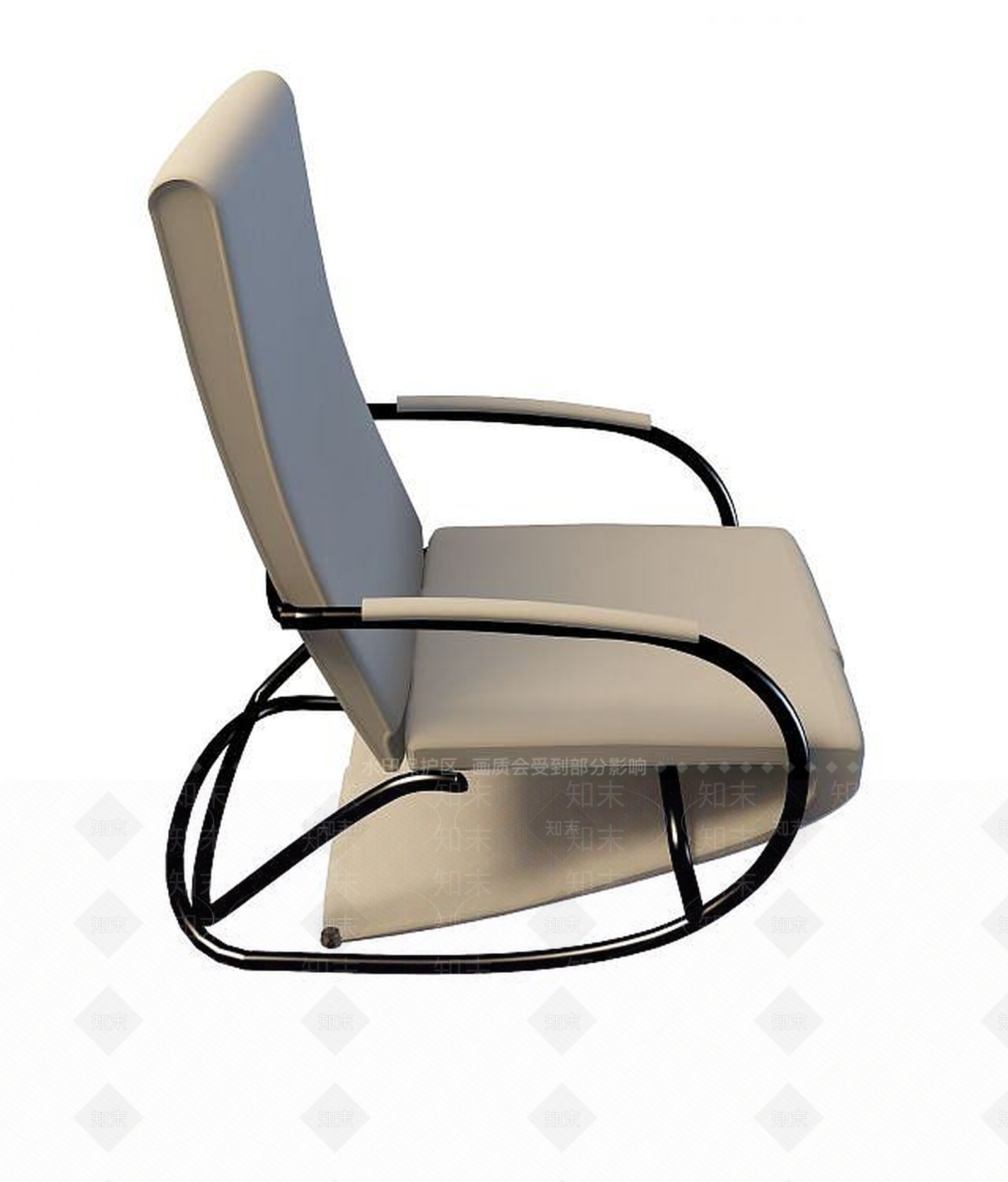 现代豪华办公椅3D模型下载【ID:1193295563】