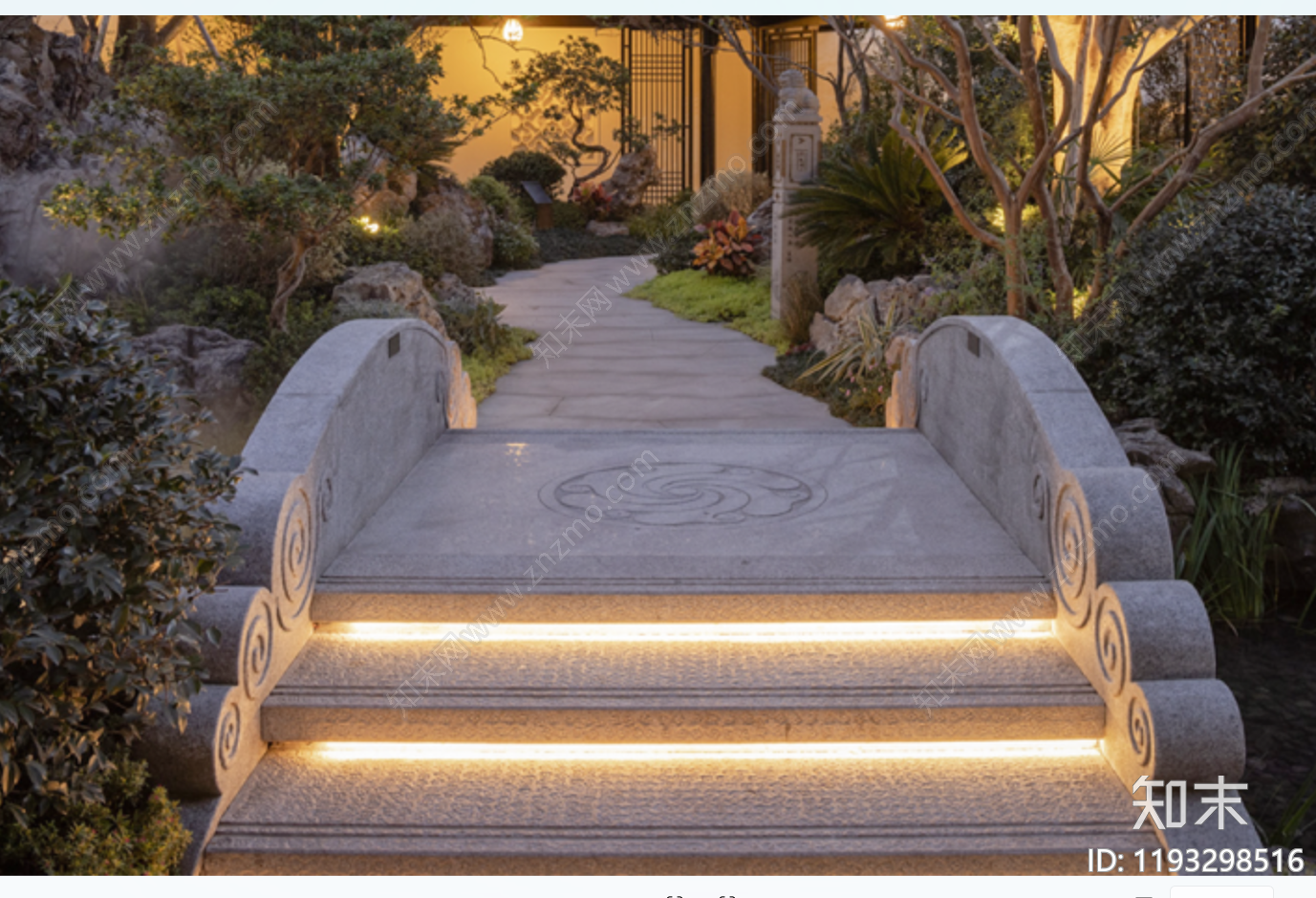 中式新中式景观桥施工图下载【ID:1193298516】