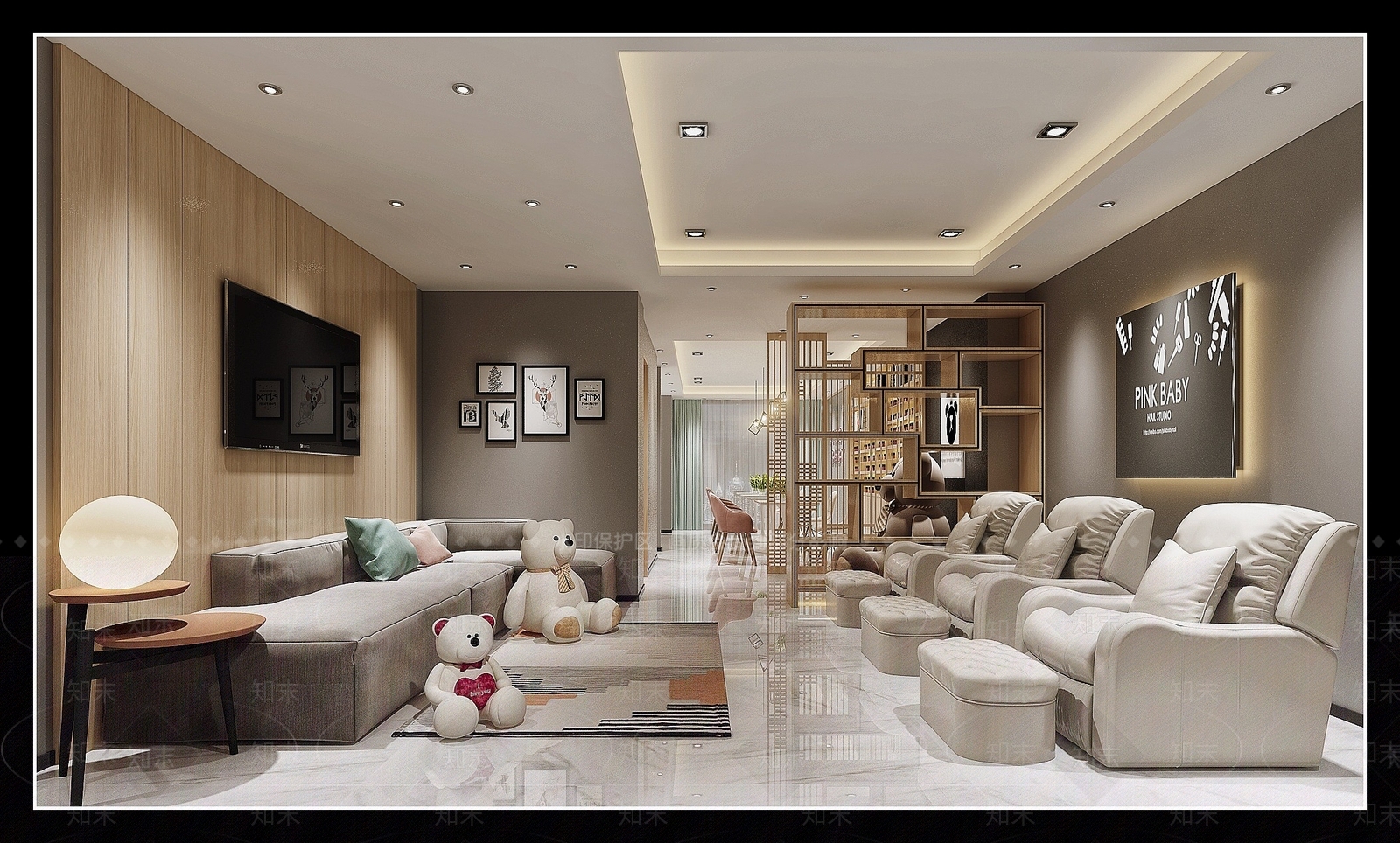 现代美容店3D模型下载【ID:1193299512】