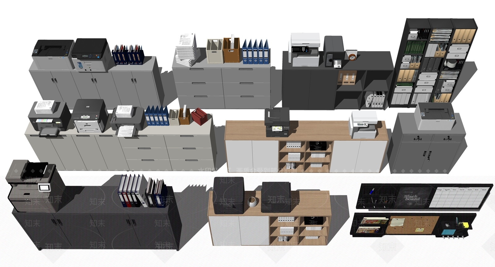 其他办公用品SU模型下载【ID:1193303775】