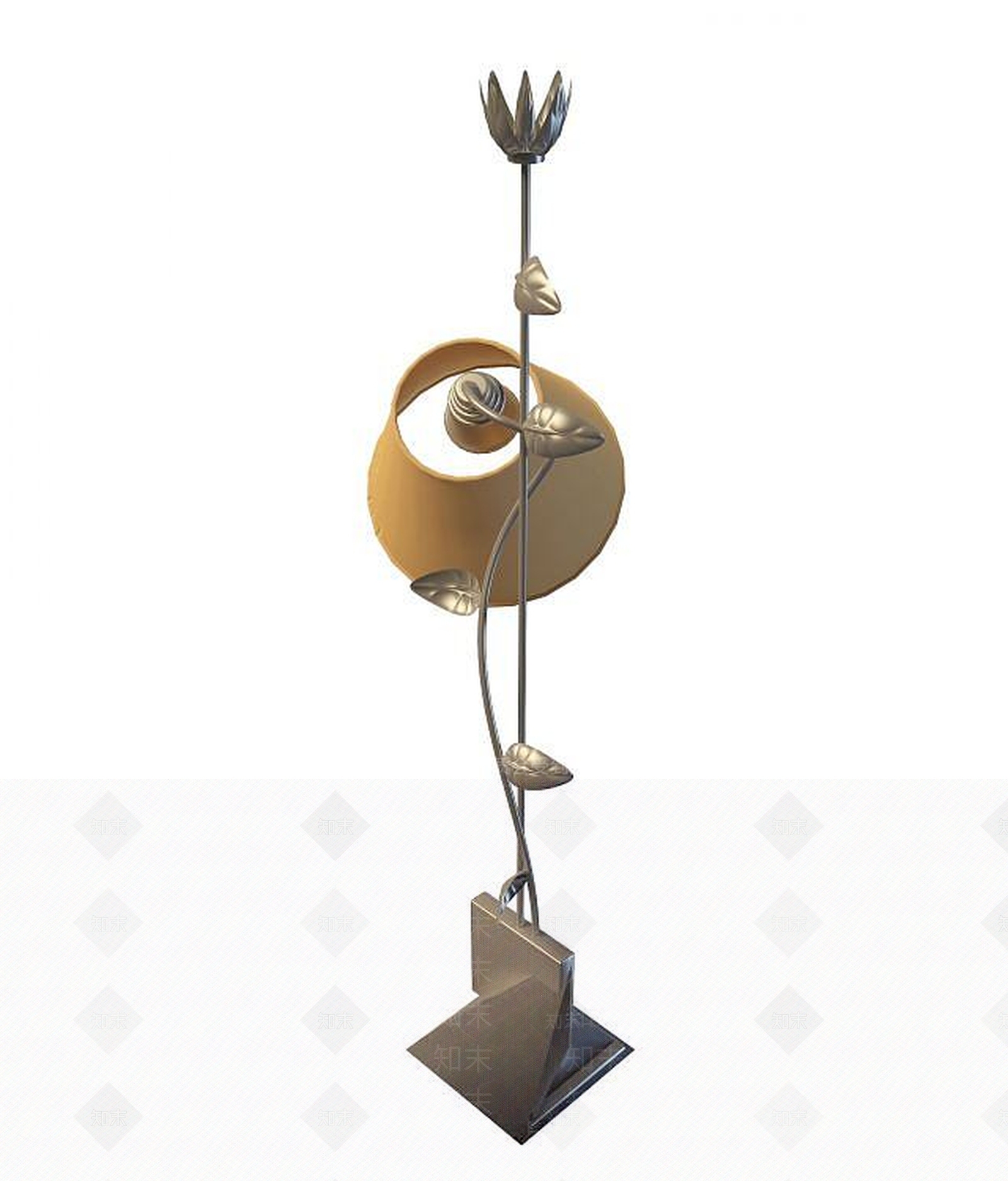 欧式古典欧式台灯3D模型下载【ID:1193303747】