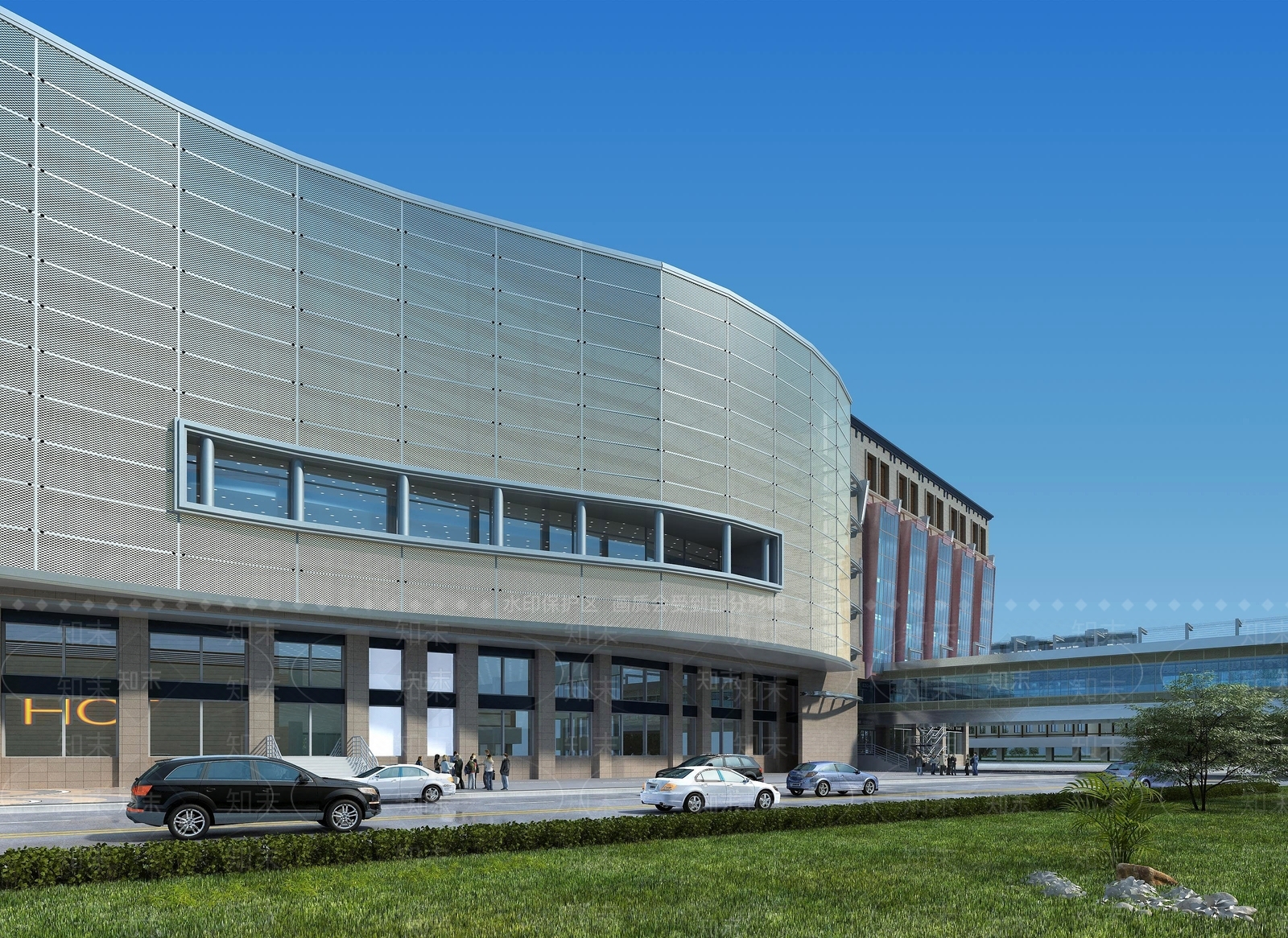 现代商业购物中心3D模型下载【ID:1193309146】