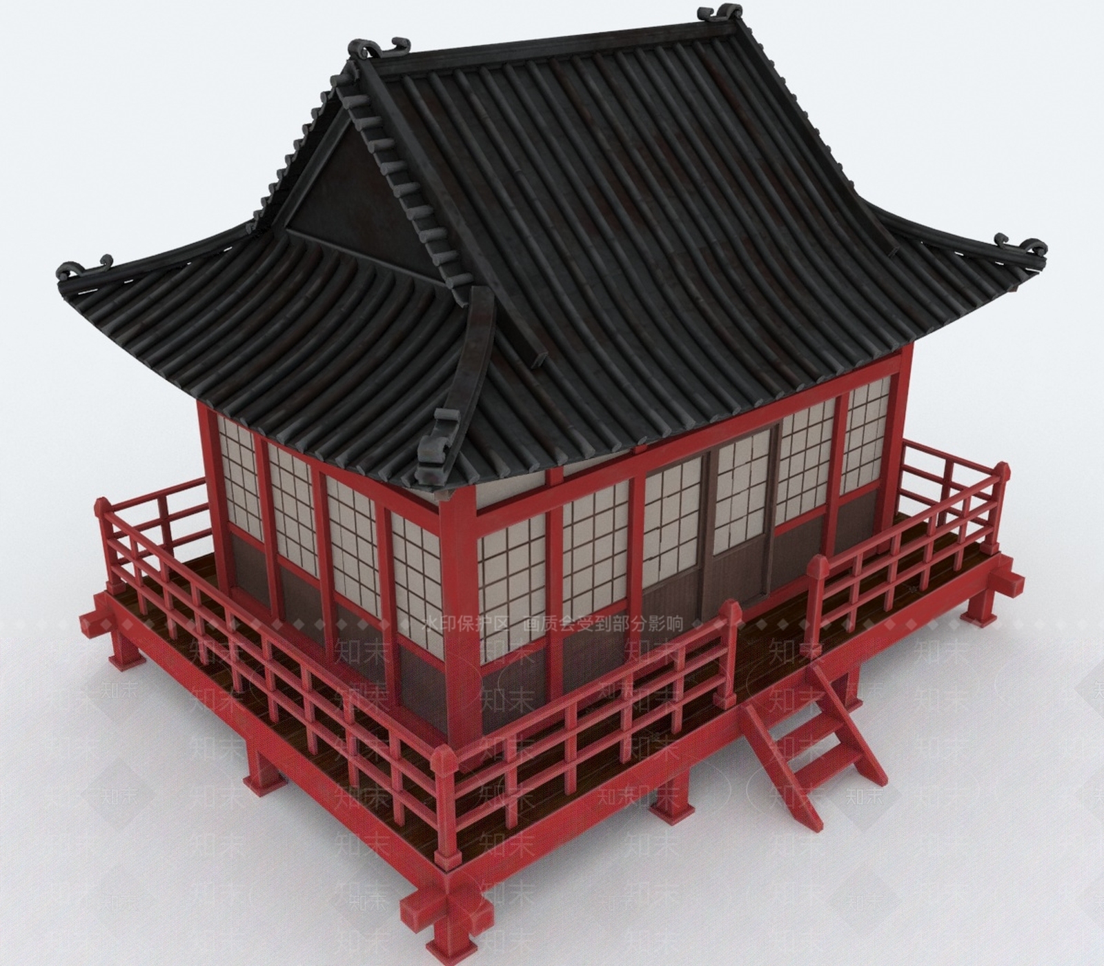 现代艺术风格建筑3D模型下载【ID:1193309729】