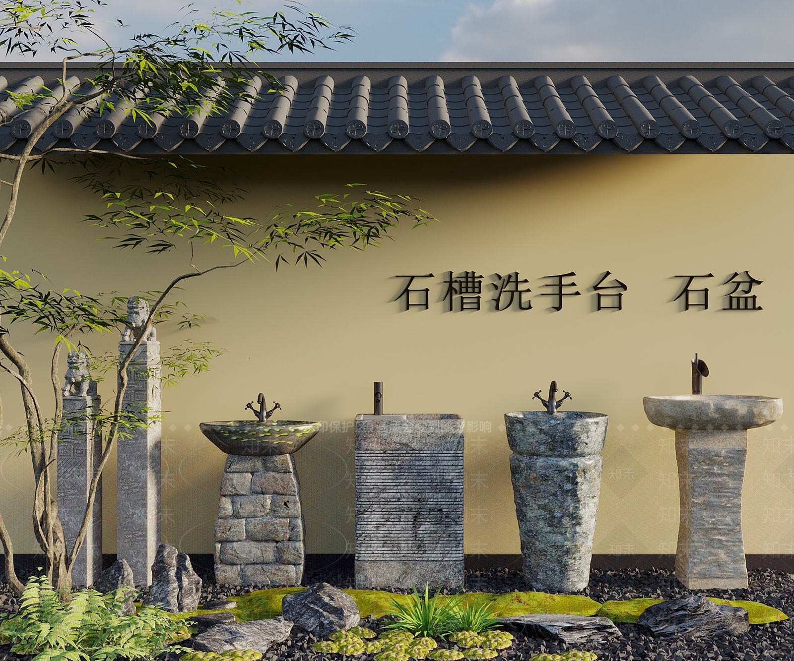 洗手台SU模型下载【ID:1193320245】