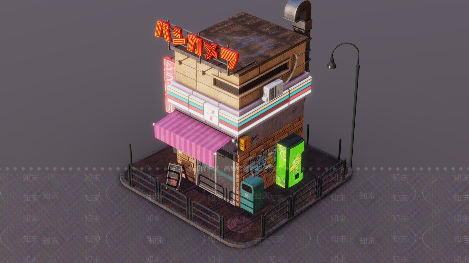 现代艺术风格建筑3D模型下载【ID:1193321992】