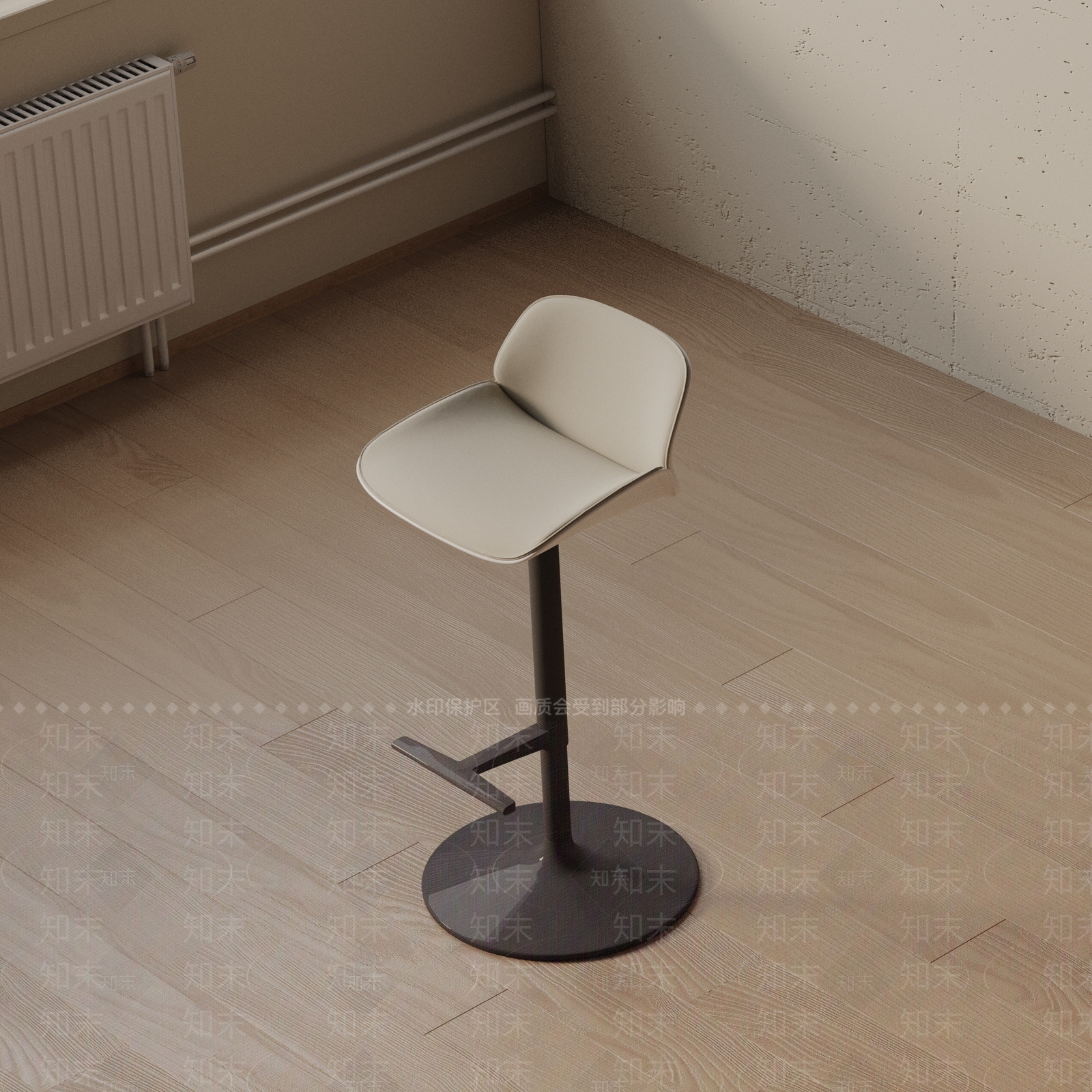 现代吧椅3D模型下载【ID:1193323457】
