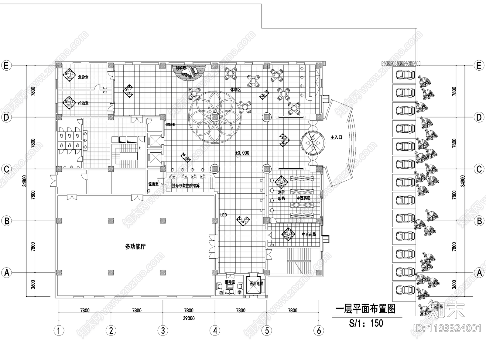 医院施工图下载【ID:1193324001】