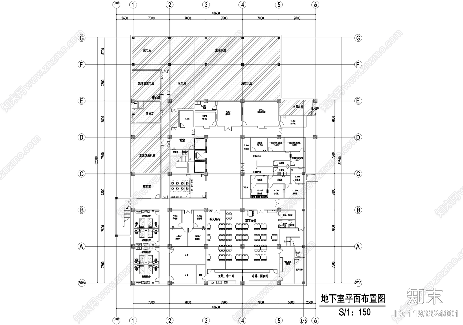 医院cad施工图下载【ID:1193324001】