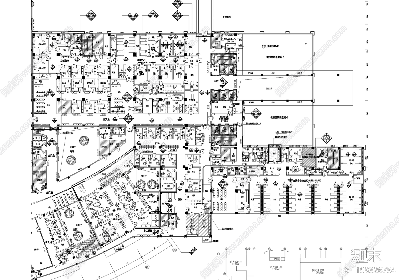 医院cad施工图下载【ID:1193326754】