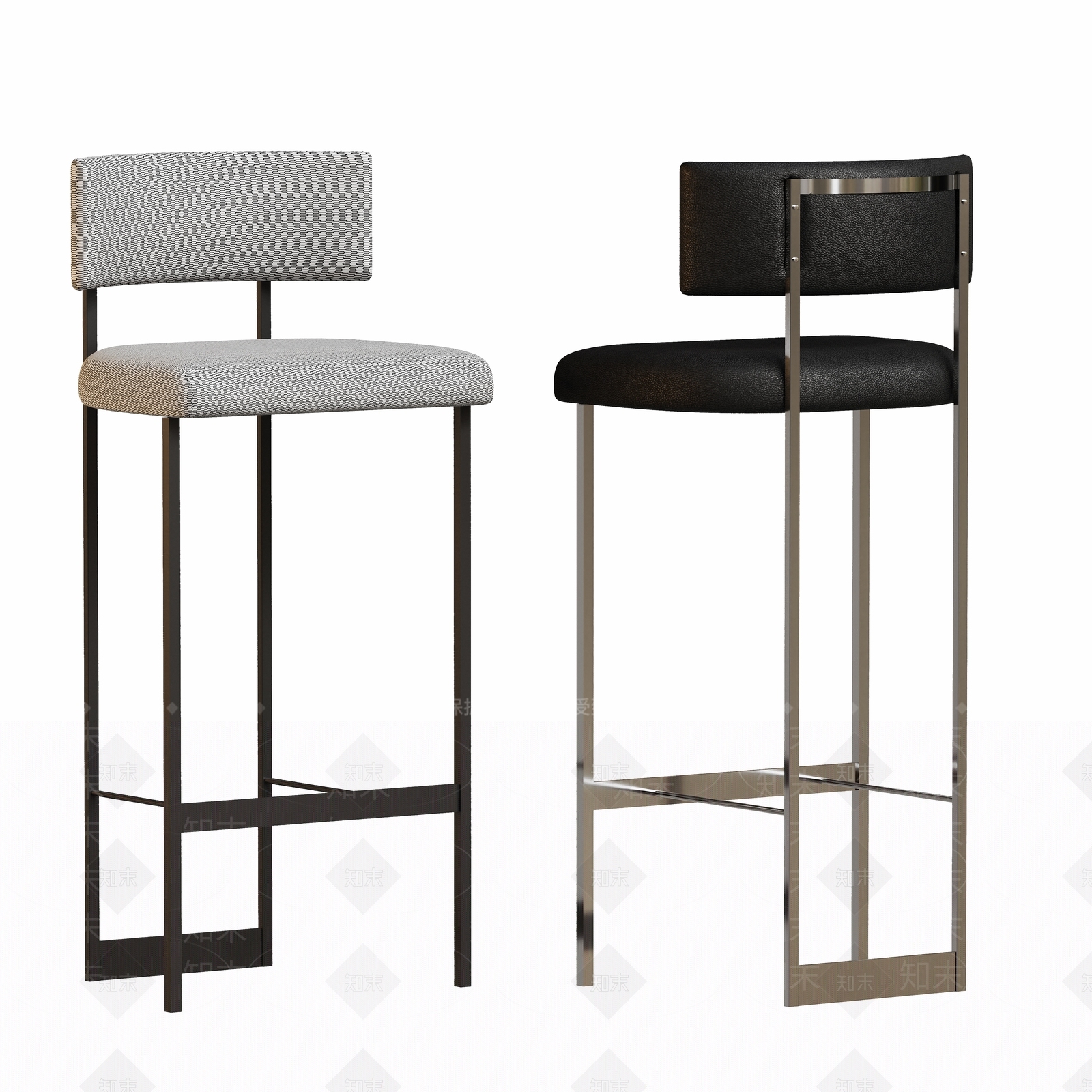 现代意式吧凳SU模型下载【ID:1193330613】