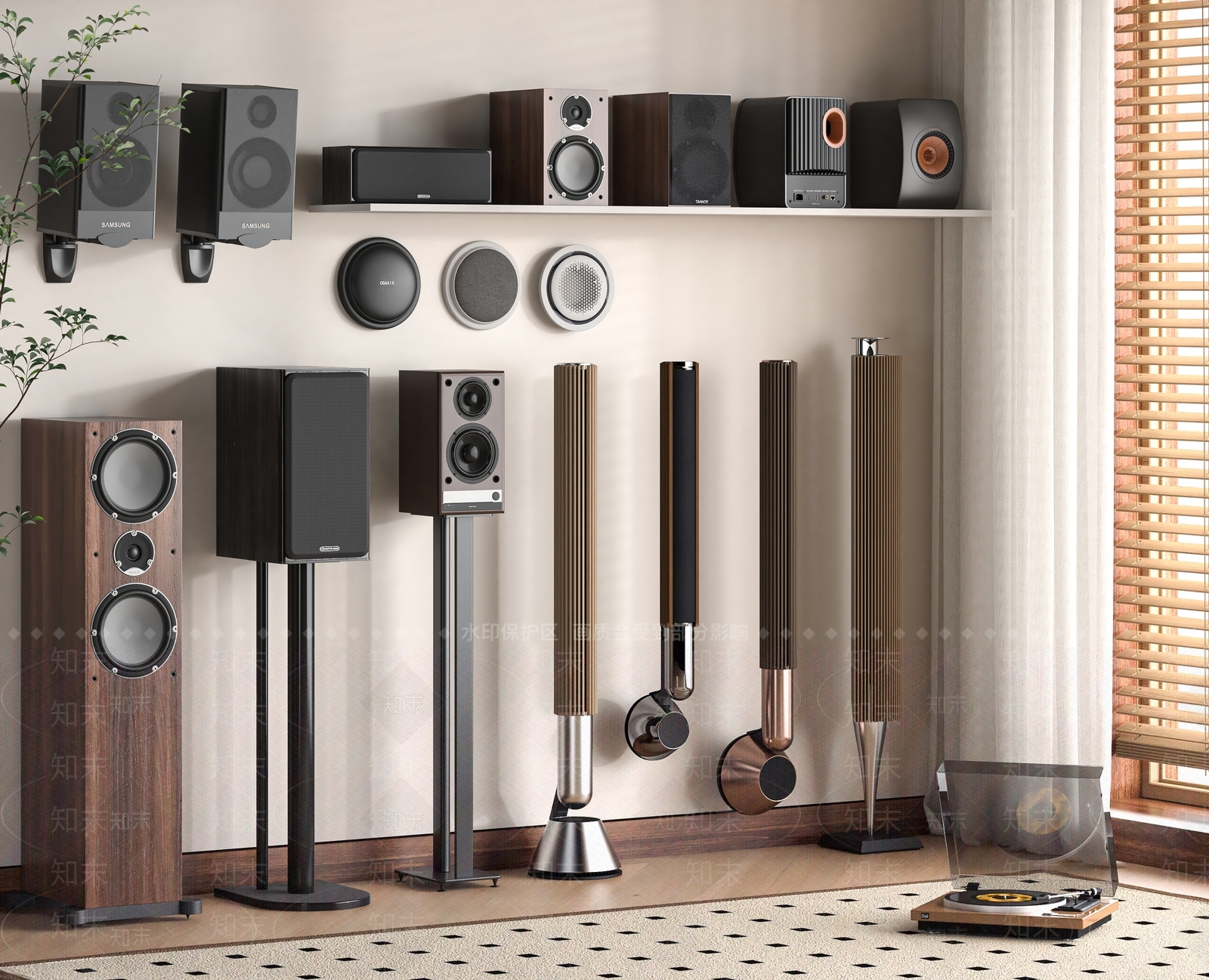 音响3D模型下载【ID:1193333867】