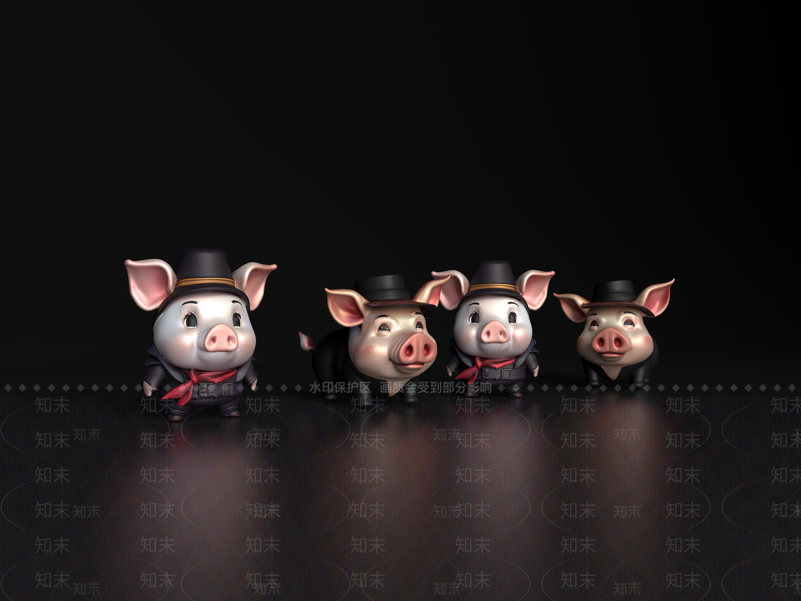 家禽类动物3D模型下载【ID:1193334223】