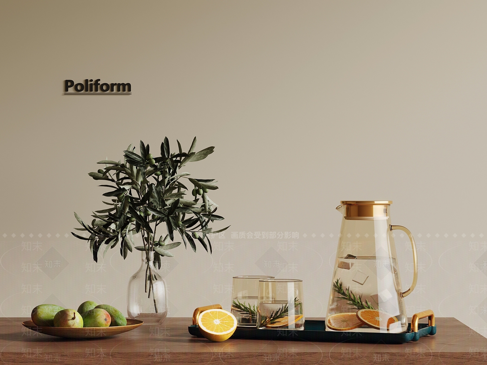 茶具3D模型下载【ID:1193338778】