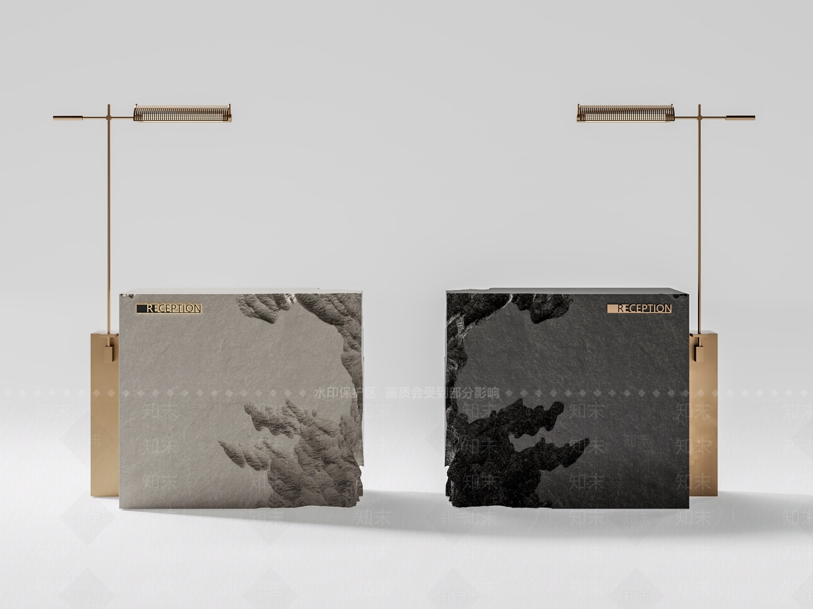 中古侘寂前台3D模型下载【ID:1193339111】