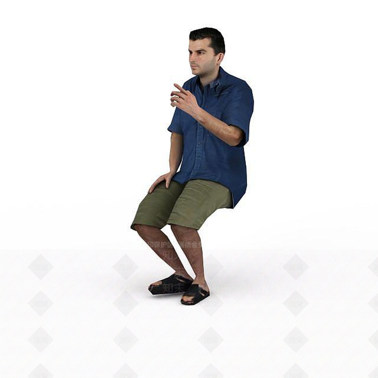 现代虚拟人物3D模型下载【ID:1199055862】