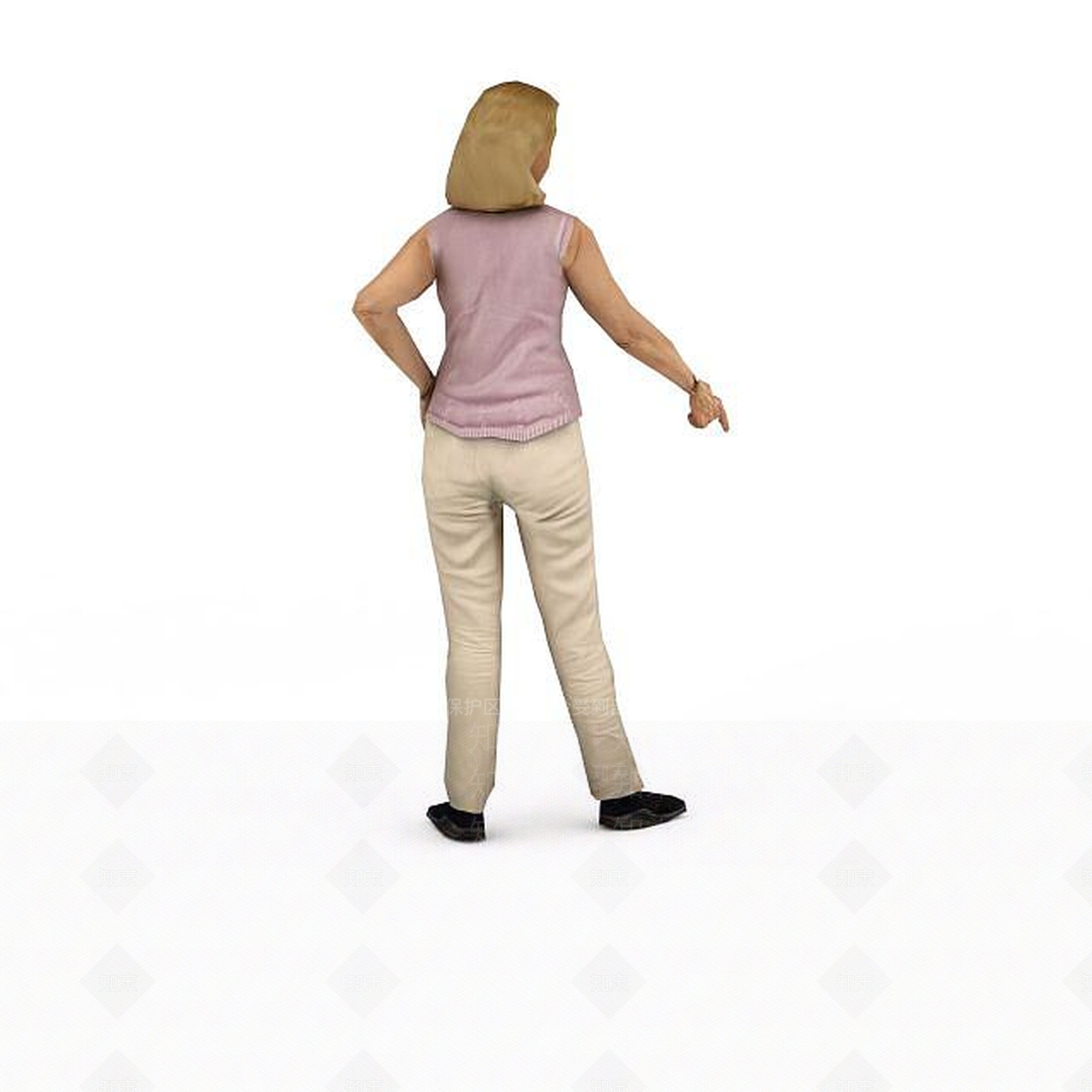 现代虚拟人物3D模型下载【ID:1199063197】