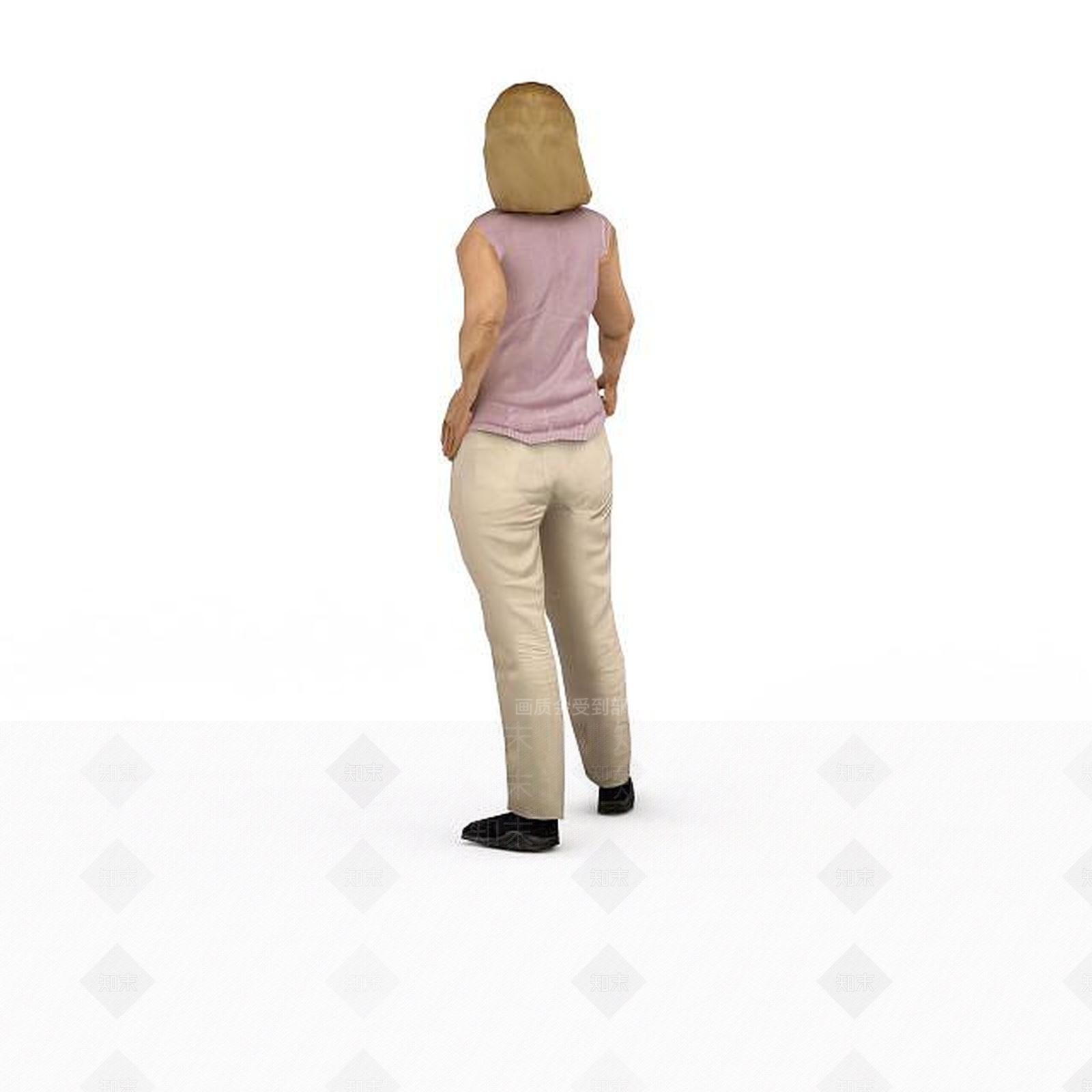 现代虚拟人物3D模型下载【ID:1199063197】