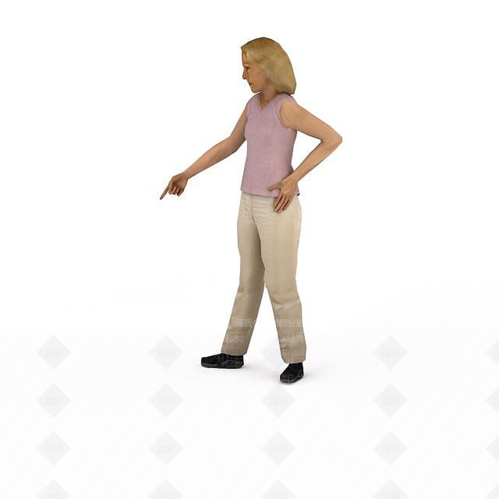 现代虚拟人物3D模型下载【ID:1199063197】