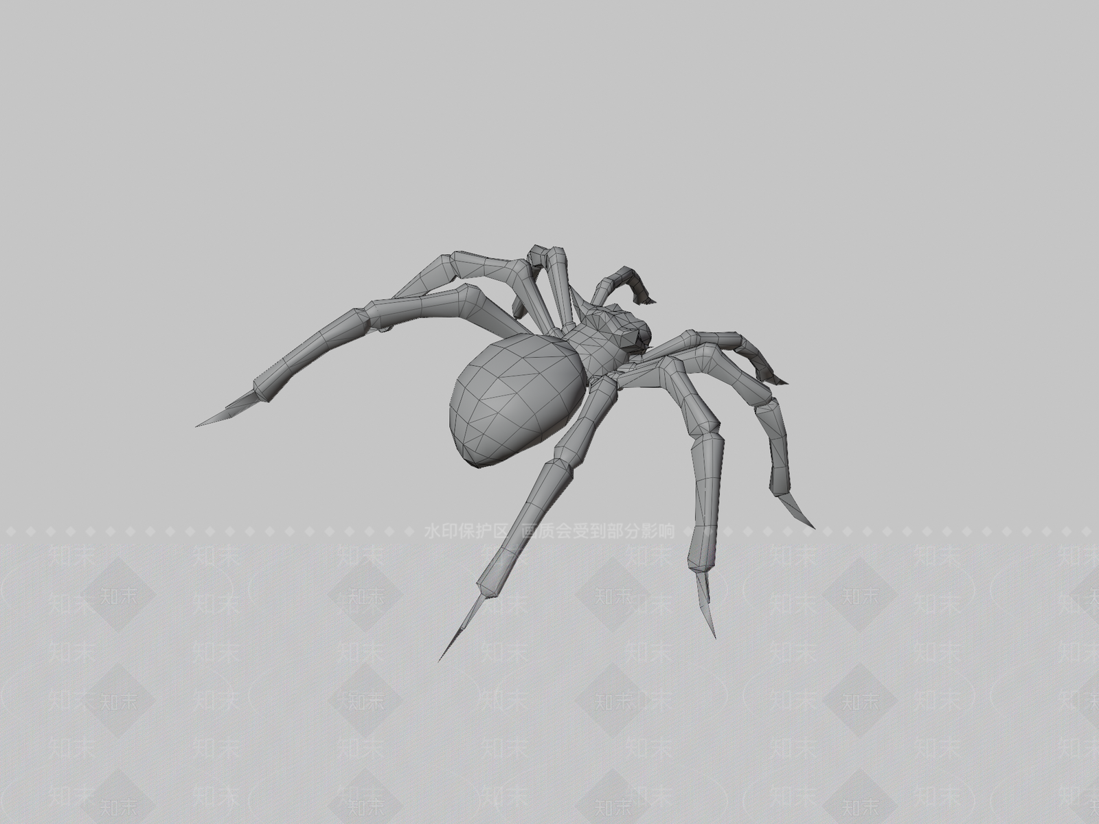 爬行类动物3D模型下载【ID:1193347077】
