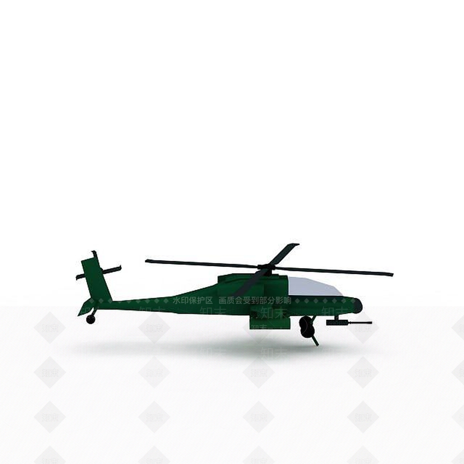 现代飞机3D模型下载【ID:1199055290】