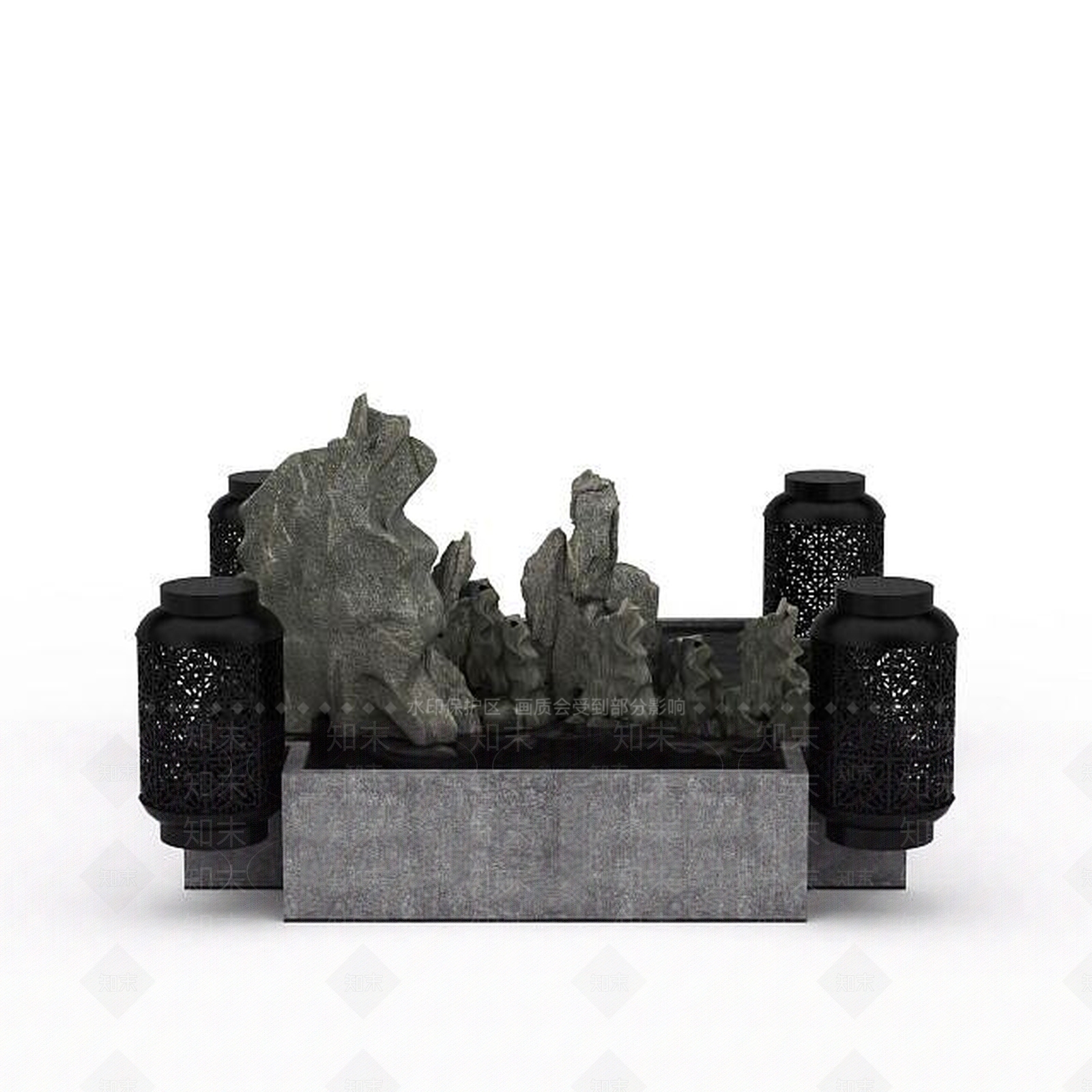 现代其他景观小品3D模型下载【ID:1193352668】