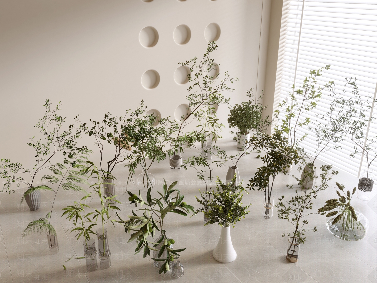 植物组合SU模型下载【ID:1193353103】