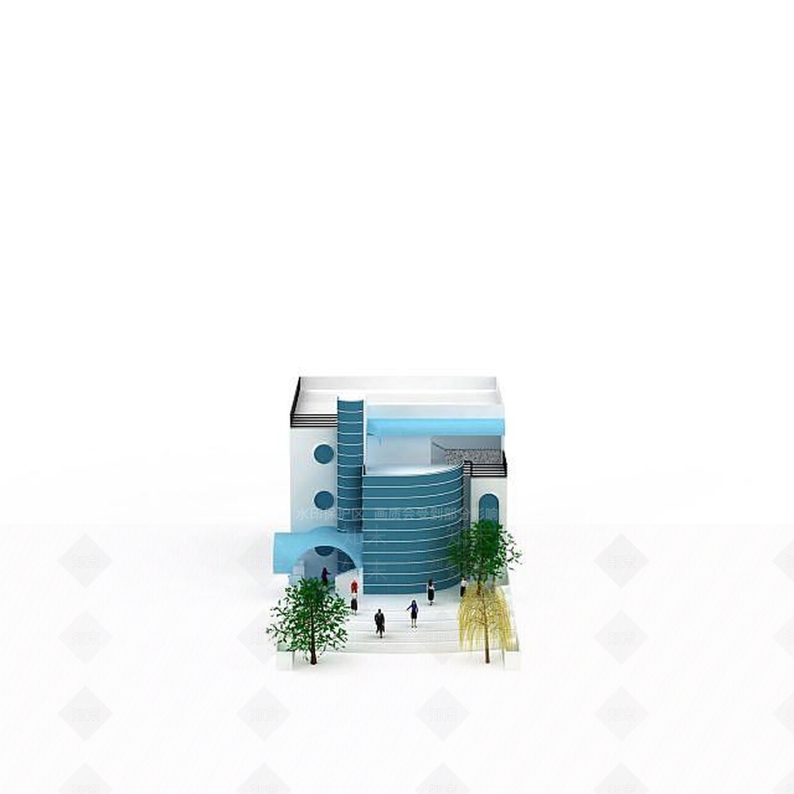 现代其他建筑外观3D模型下载【ID:1199062318】