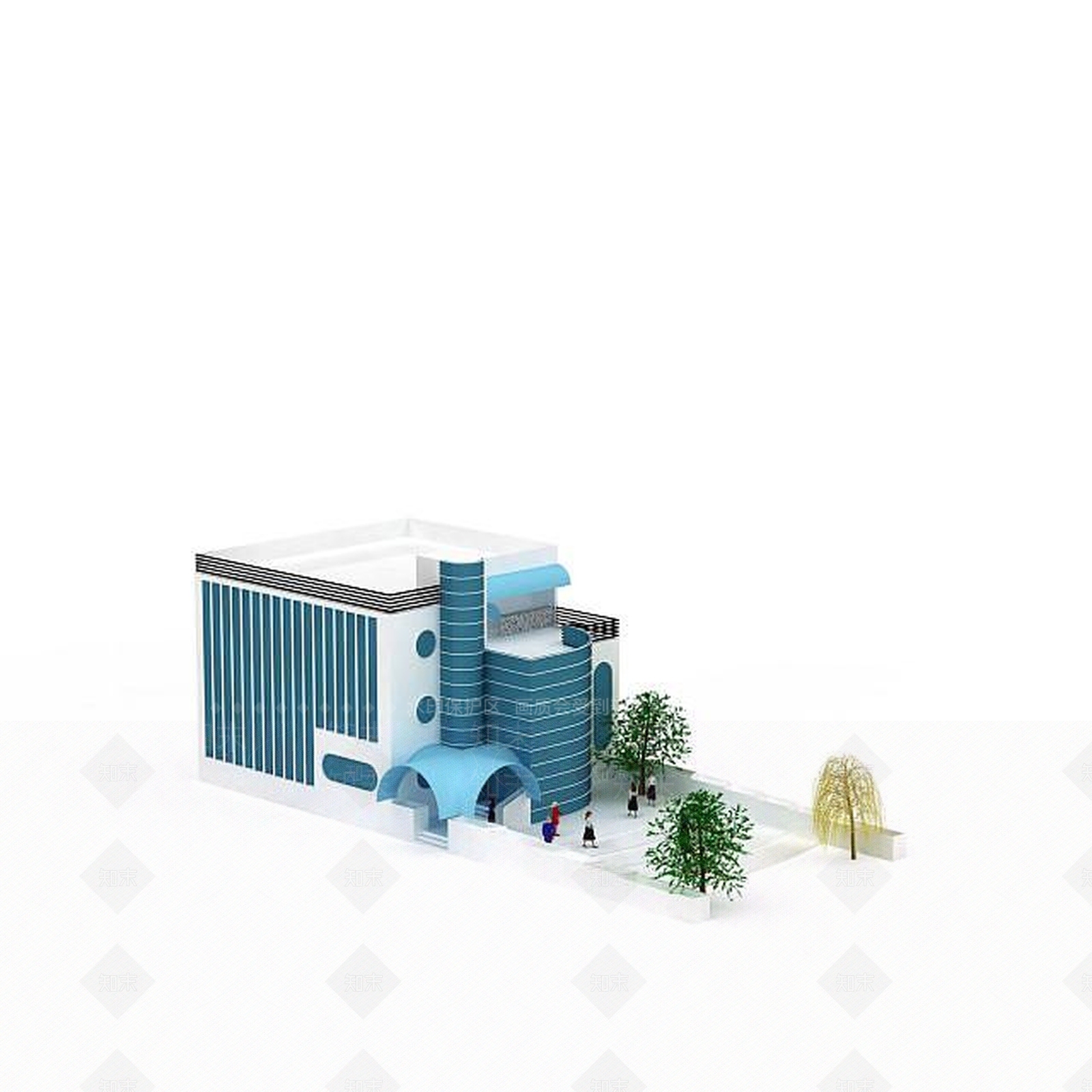 现代其他建筑外观3D模型下载【ID:1199062318】