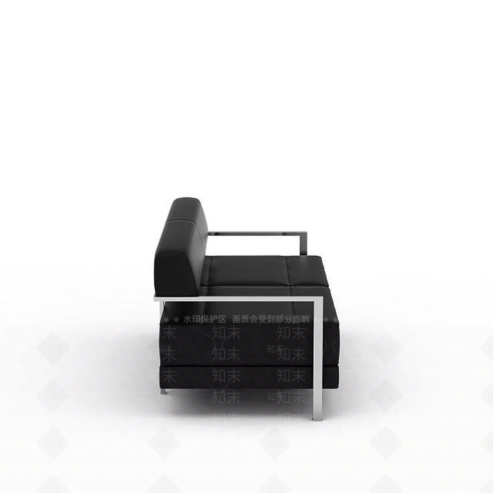 现代双人沙发3D模型下载【ID:1193355219】