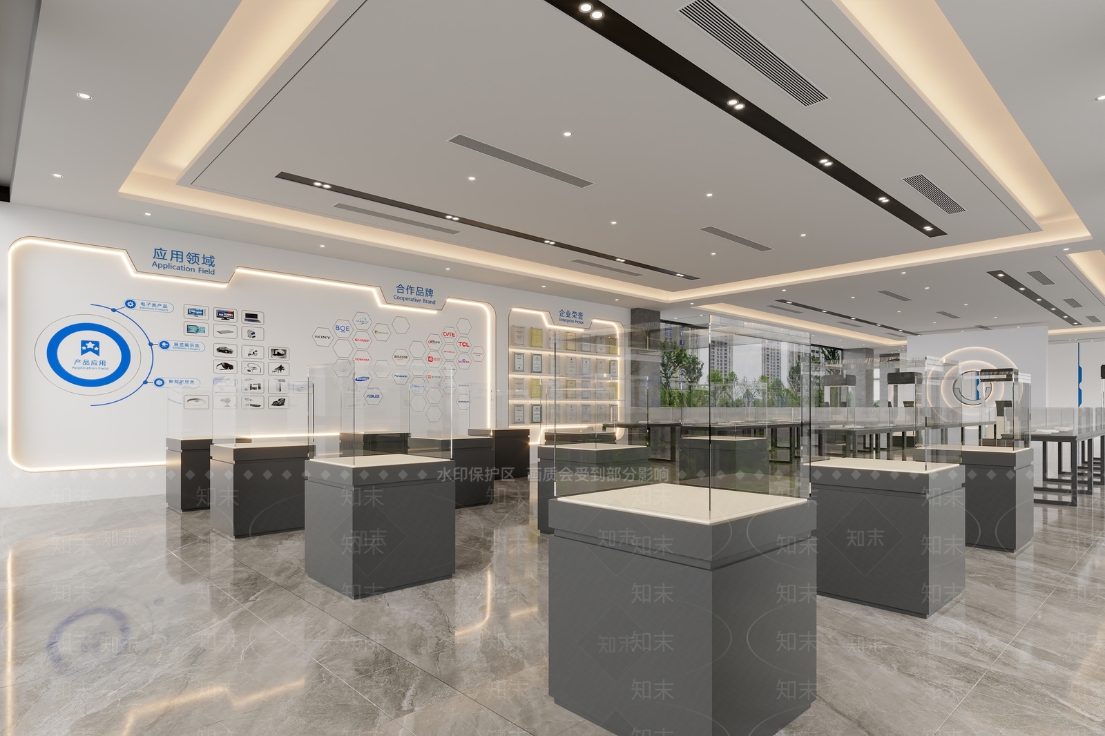 现代售楼处3D模型下载【ID:1215122684】