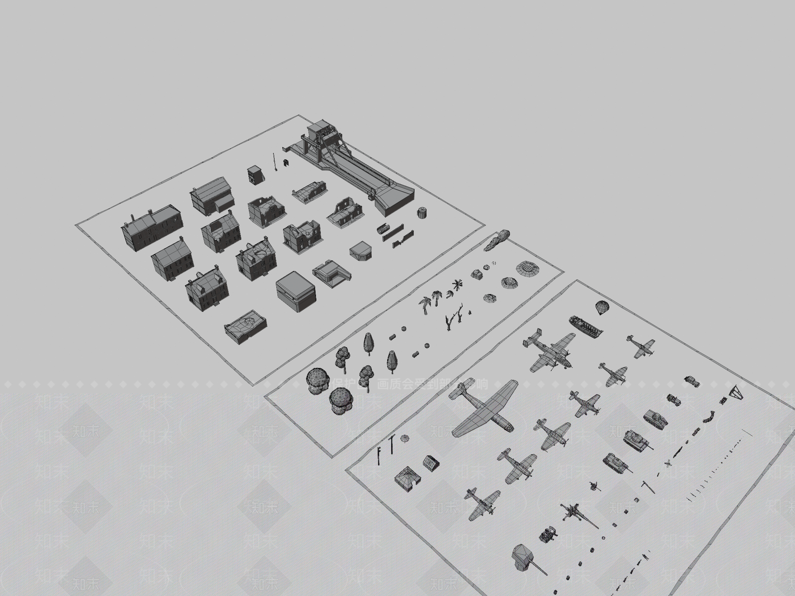 军事器材3D模型下载【ID:1193363917】