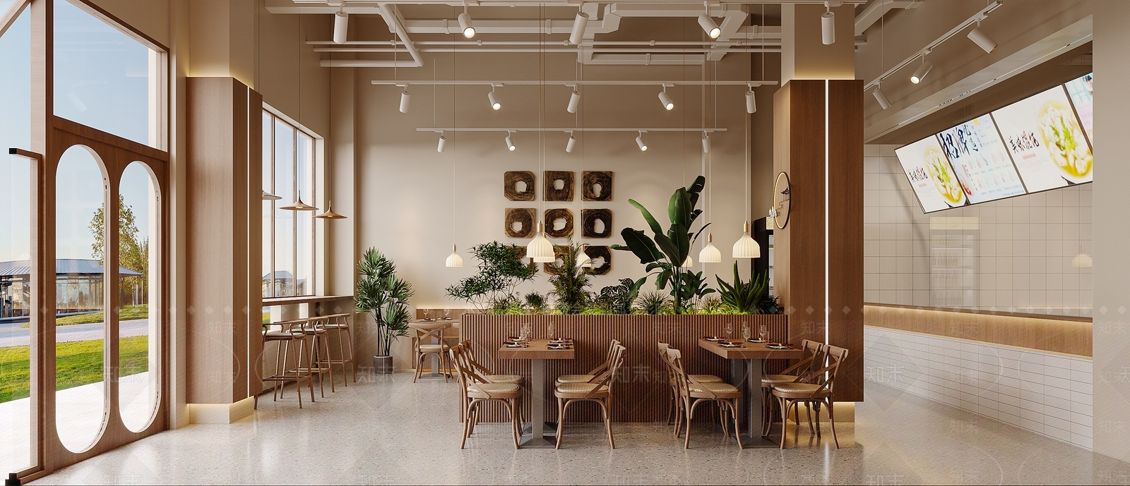 中古奶油甜品面包店3D模型下载【ID:1193370445】