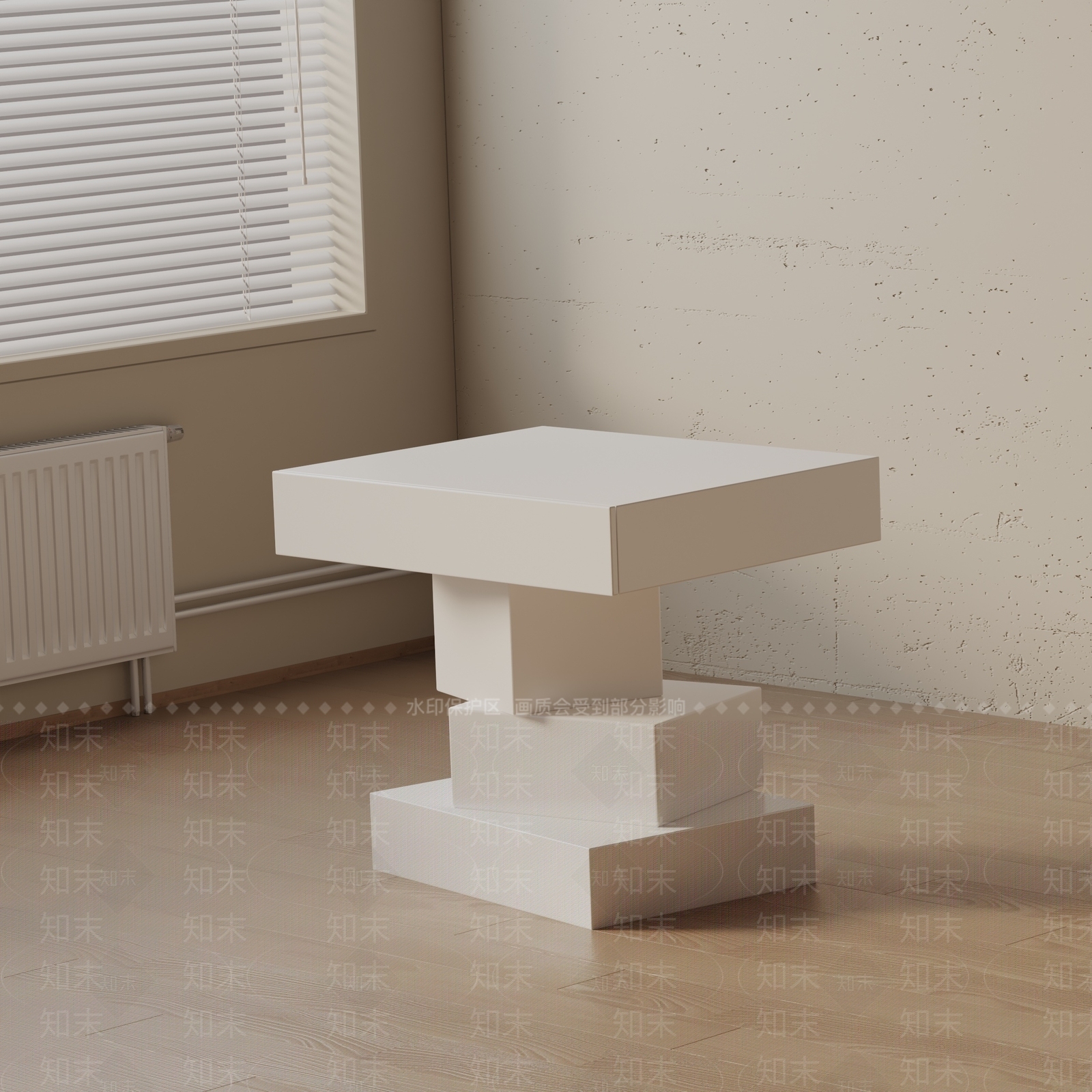 现代床头柜3D模型下载【ID:1193374850】