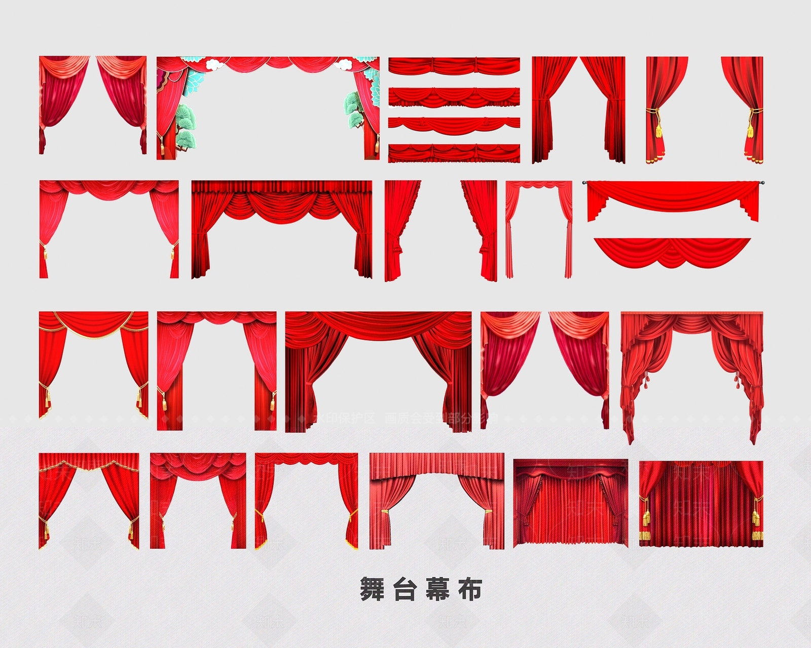 现代舞台装饰物3D模型下载【ID:1193376167】