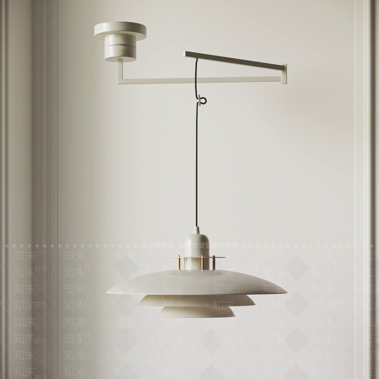 现代北欧吊灯3D模型下载【ID:1193380054】