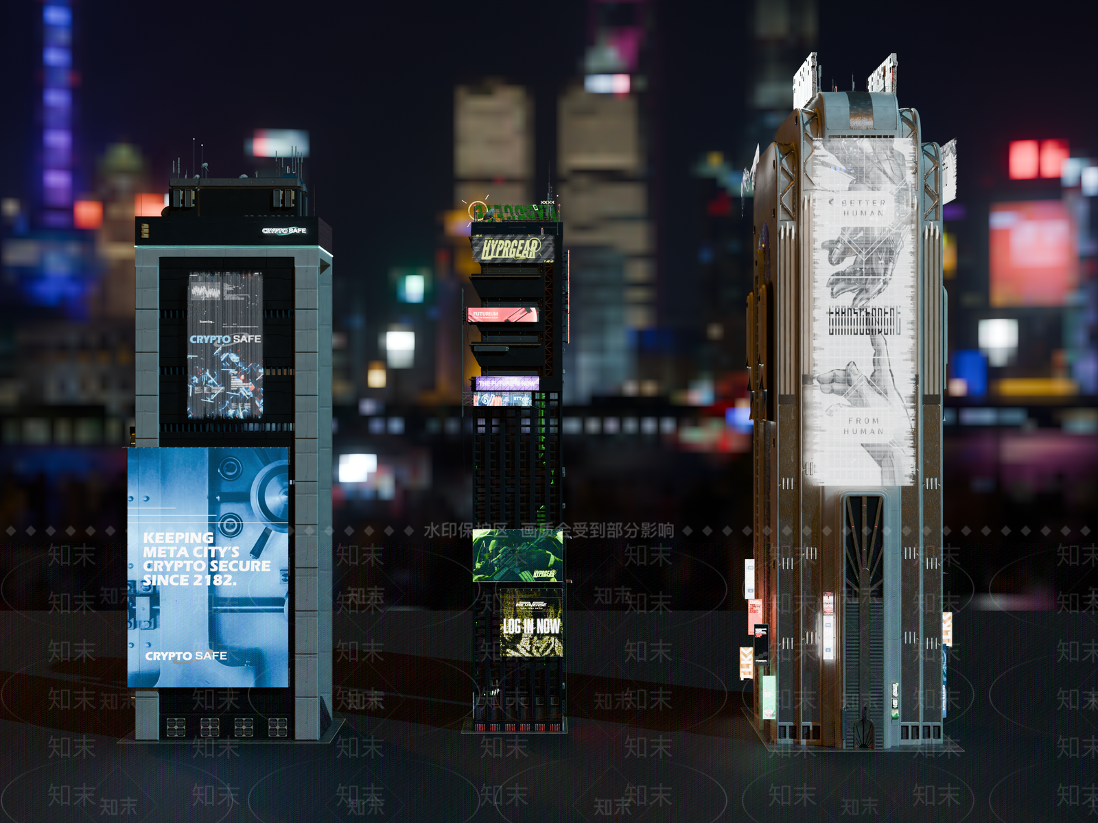 现代其他商业建筑SU模型下载【ID:1193387902】