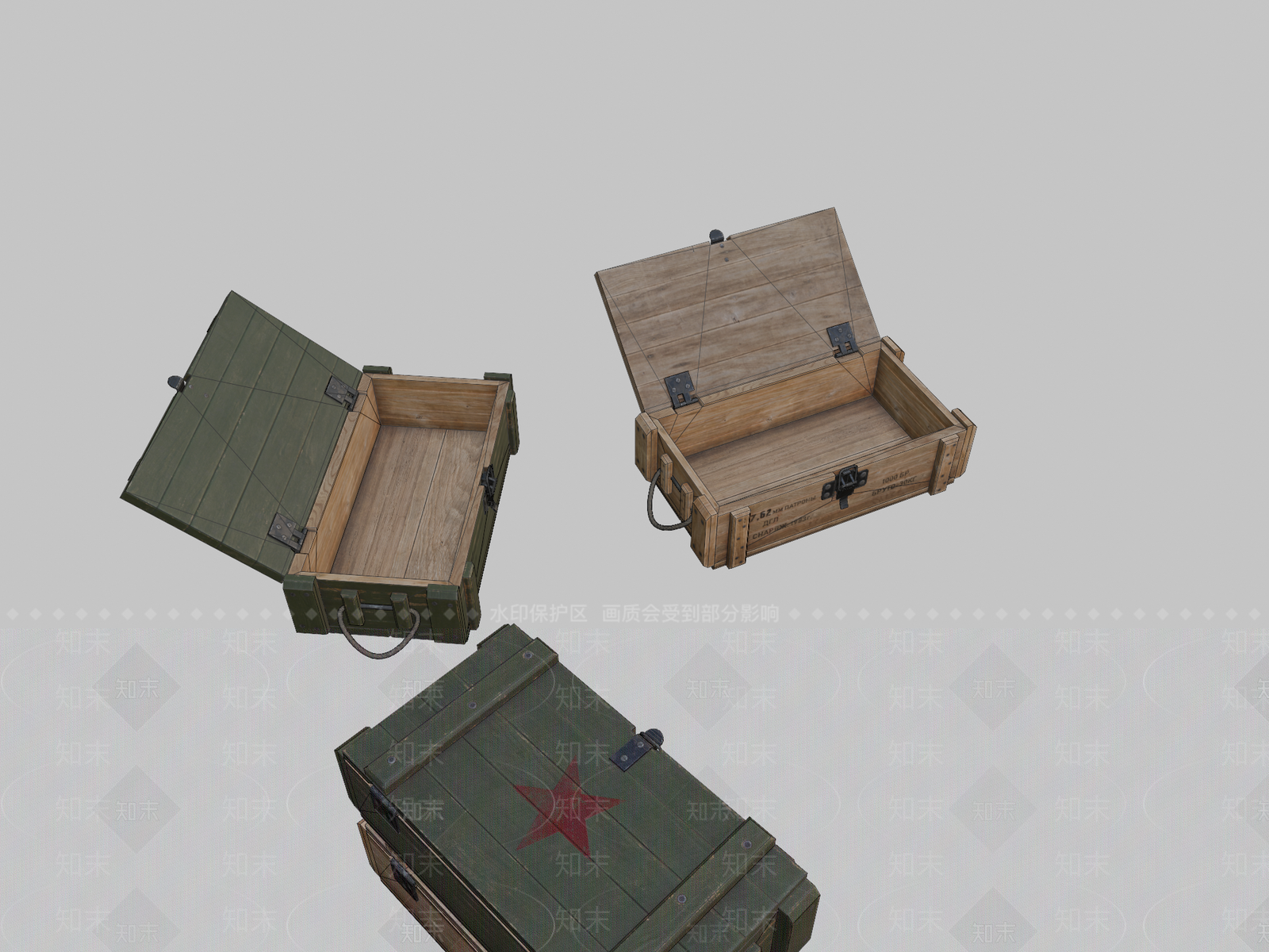 军事器材3D模型下载【ID:1193389936】