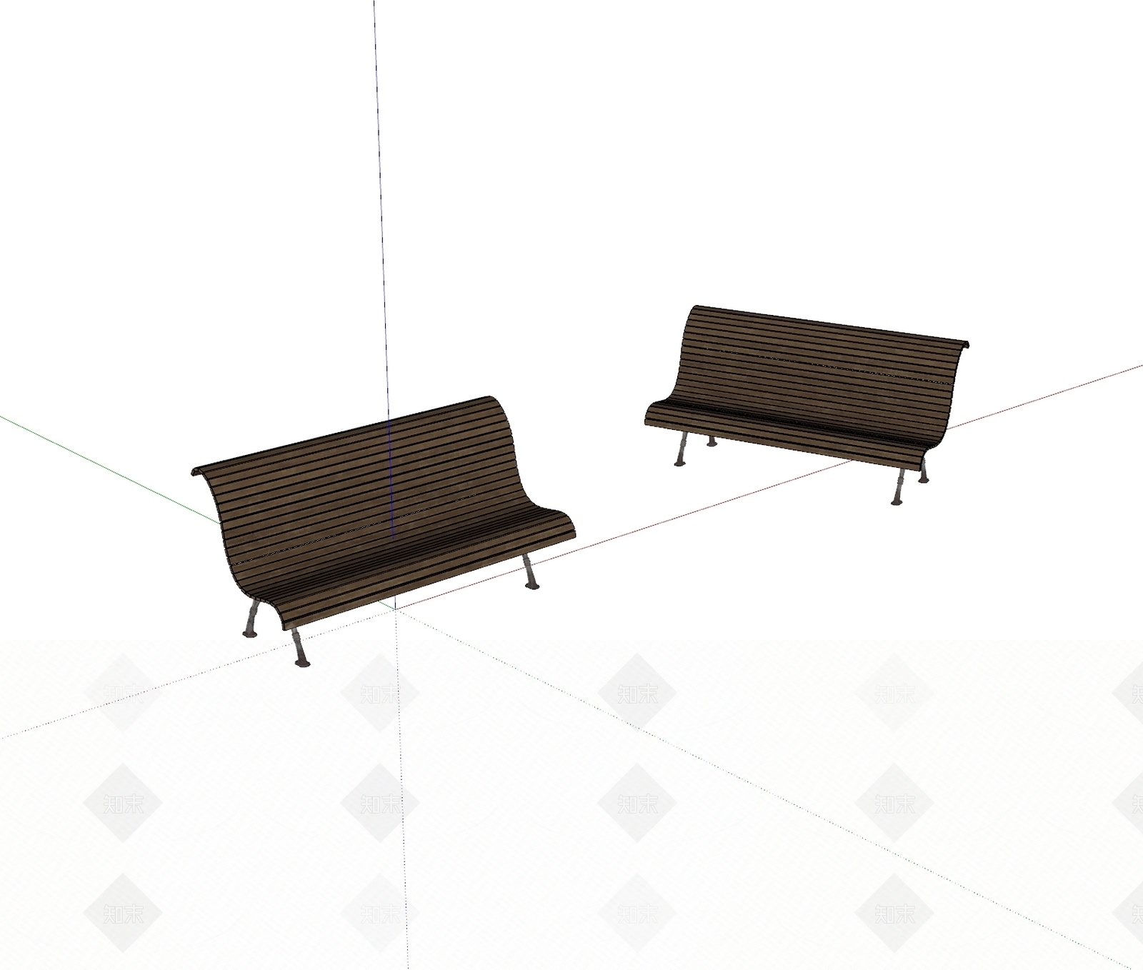 现代休闲椅SU模型下载【ID:1193393592】