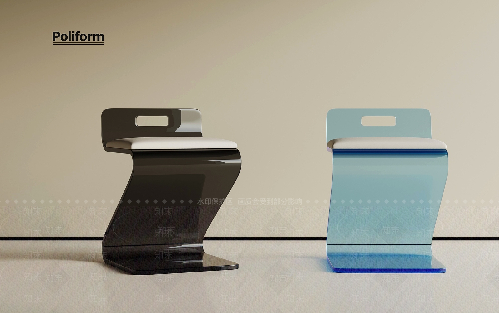 现代其他凳子3D模型下载【ID:1193396636】
