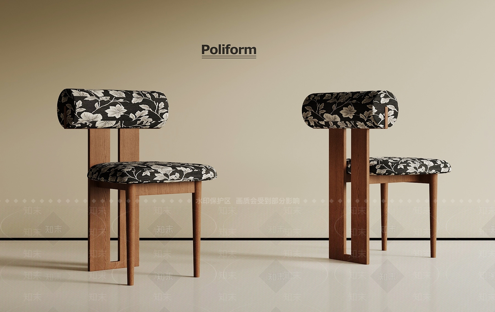 法式中古其他凳子3D模型下载【ID:1193398461】
