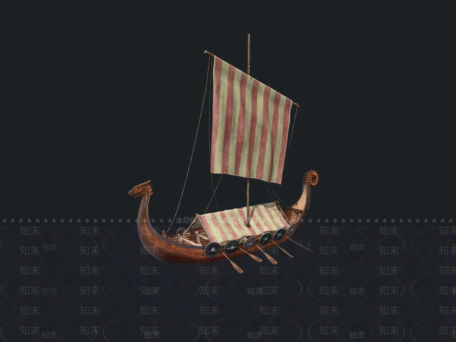 船SU模型下载【ID:1193400192】