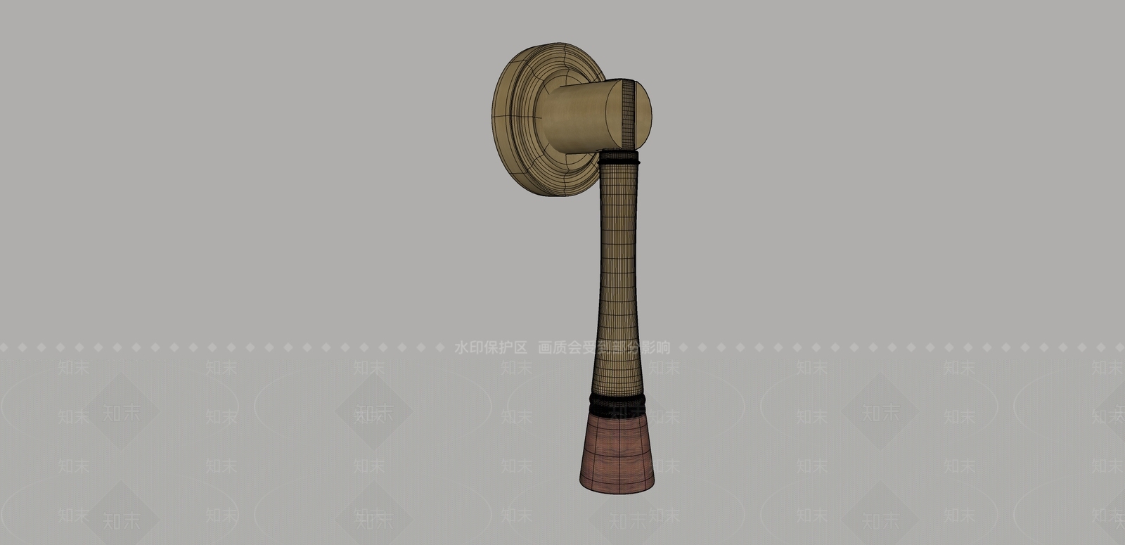 新中式拉手SU模型下载【ID:1193401290】