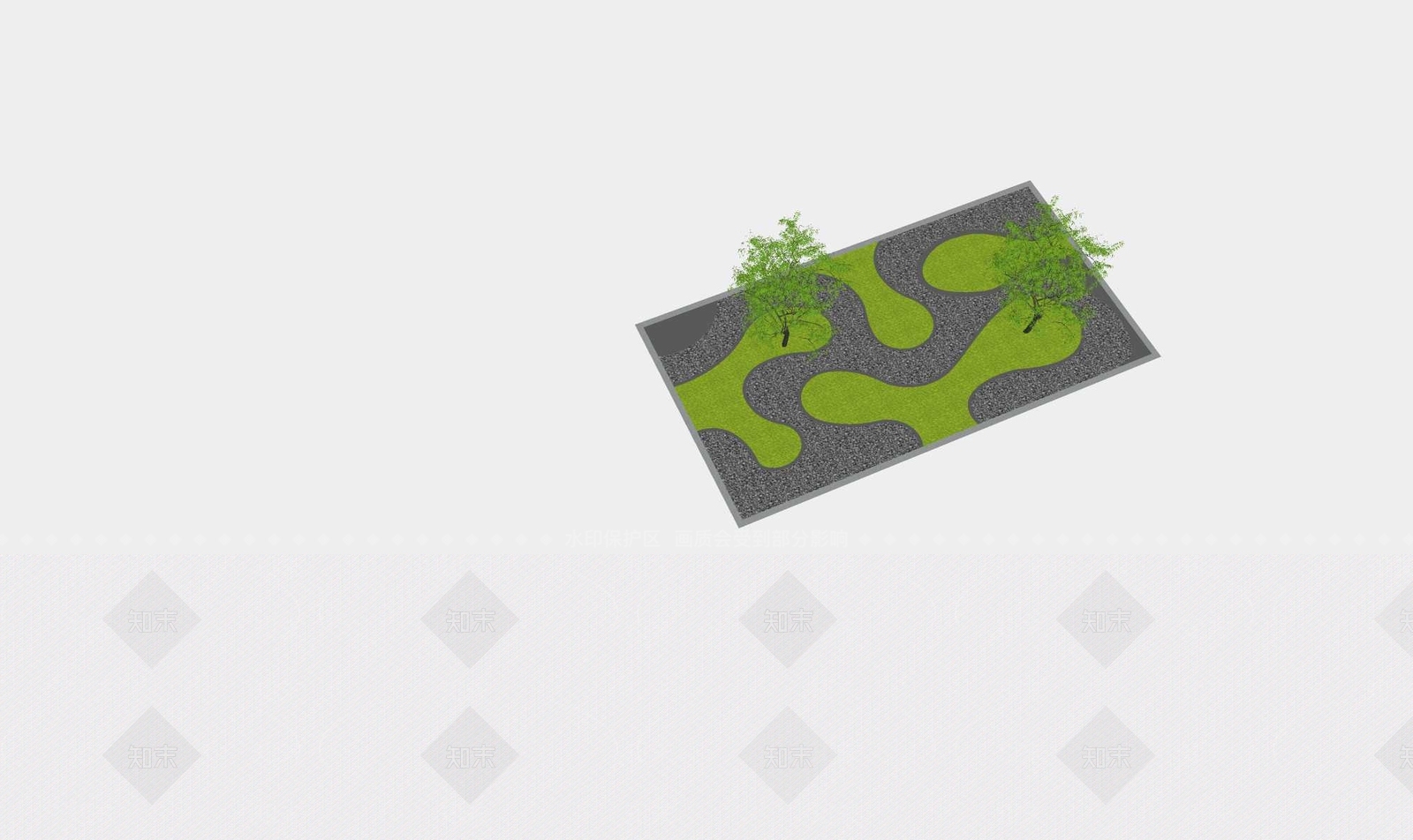 现代微地形SU模型下载【ID:1193403976】