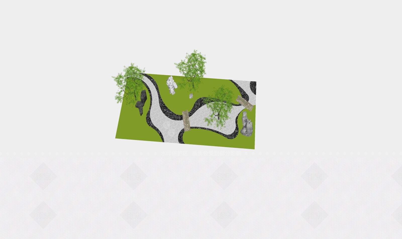 现代微地形SU模型下载【ID:1193404200】