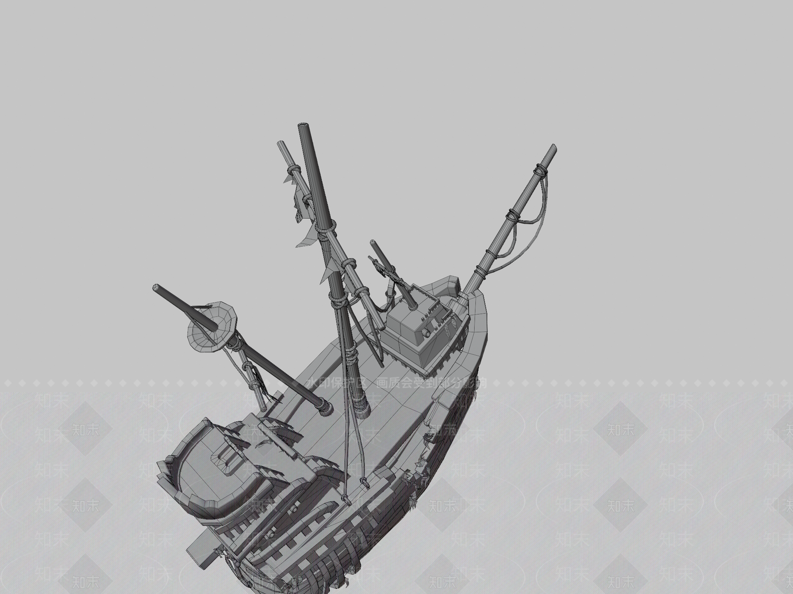 船3D模型下载【ID:1193408180】