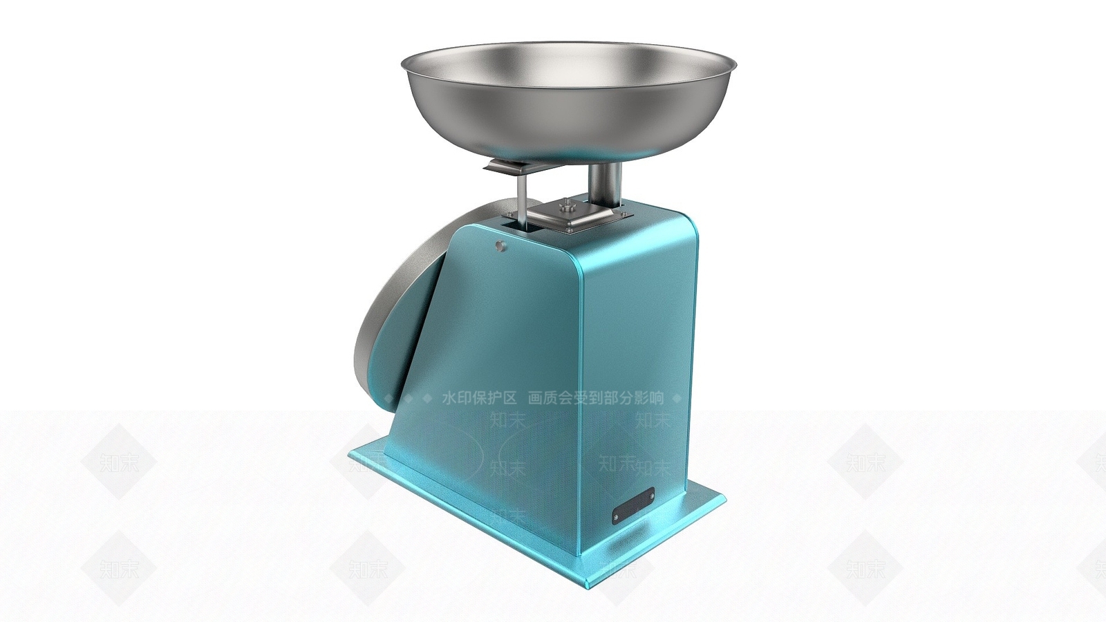 现代电子秤3D模型下载【ID:1193412292】