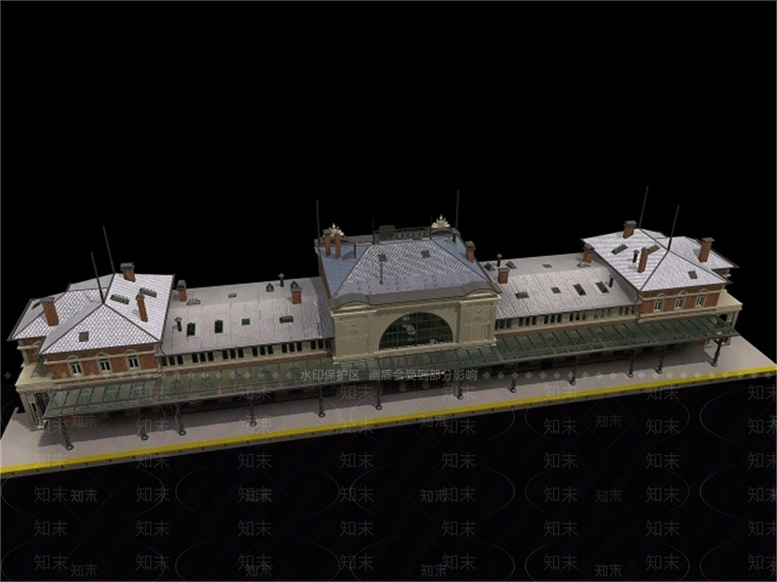 现代建筑大楼楼房3D模型下载【ID:1193412919】